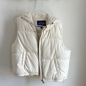 Scoop Women's Cream Puffer Vest